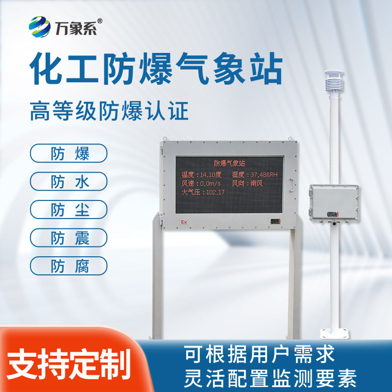 化工防爆自動(dòng)氣象站：大屏顯示，氣象監(jiān)測新高度
